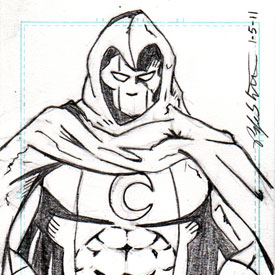 Sketch Card – Moon Knight