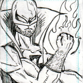 Sketch Card – Iron Fist