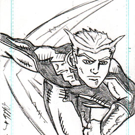 Sketch Card – Quicksilver