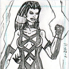 Sketch Card – Sersi