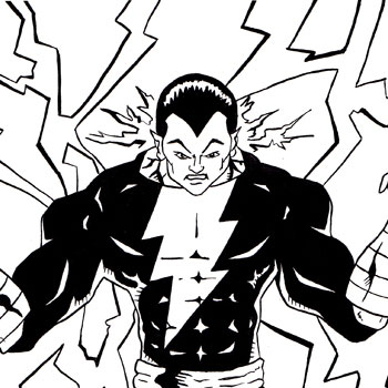 Black Adam Inking