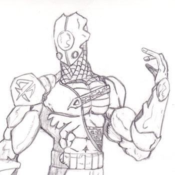 Dra’Zun, Guardian Droid Original Pencils